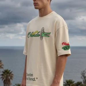 Crocodilian Swanwhite Oversized Printed Exclusive T-shirt